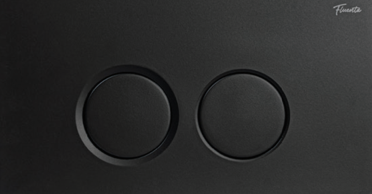 Клавіша інсталяції Peštan FLUENTA RING BLACK FLUSHSHING PLATE