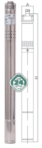 Глибинний насос Euroaqua 2 QGD 1- 50 - 0,28 kw (шнековий)