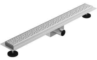 Трап для душу Luminex LXS-504 SS 500 мм, (нерж., неповоротний, решітка #4)